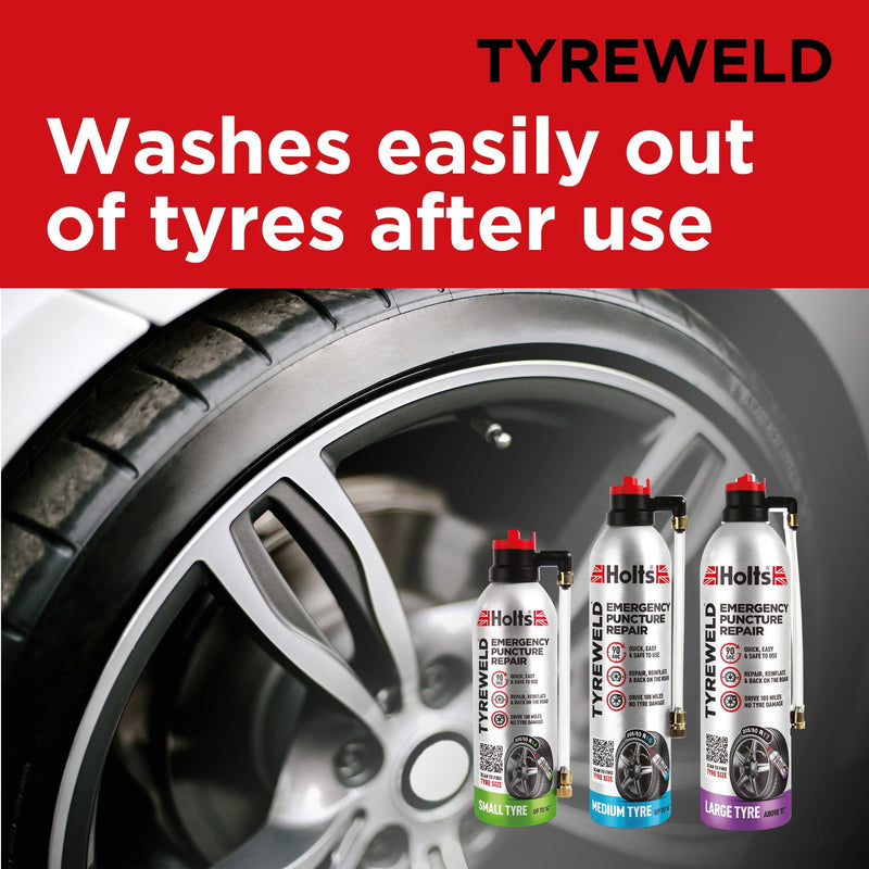 Holts Tyre Sealant - Puncture Repair - Tyreweld - 300ml Holts - Dynamic Drive