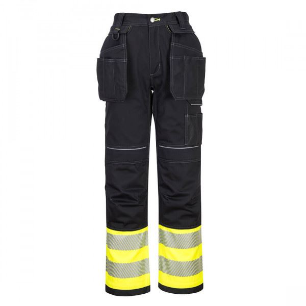 Portwest Pw3 Hi-Vis Holster Pocket Class 1 Trouser W38 PW307YBR38 Portwest - Dynamic Drive