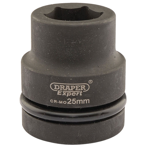 Draper Expert HI-TORQ 6 Point Impact Socket, 1" Sq. Dr., 25mm 05106 Draper - Dynamic Drive