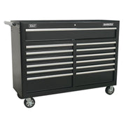 Sealey Tool Chest Combination 23 Drawer with Ball-Bearing Slides Black Sealey - Dynamic Drive