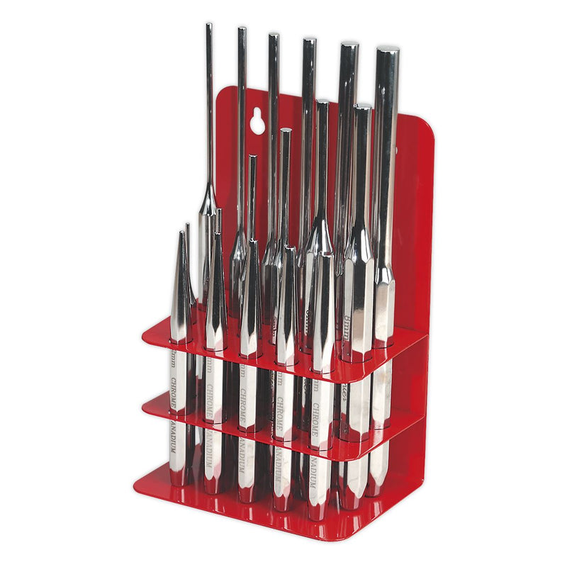 Sealey Punch Set 17pc AK9130 Sealey - Dynamic Drive