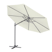 Dellonda Cantilever Parasol with 360 Rotation, Tilt & Cover 3m - Cream Dellonda - Dynamic Drive