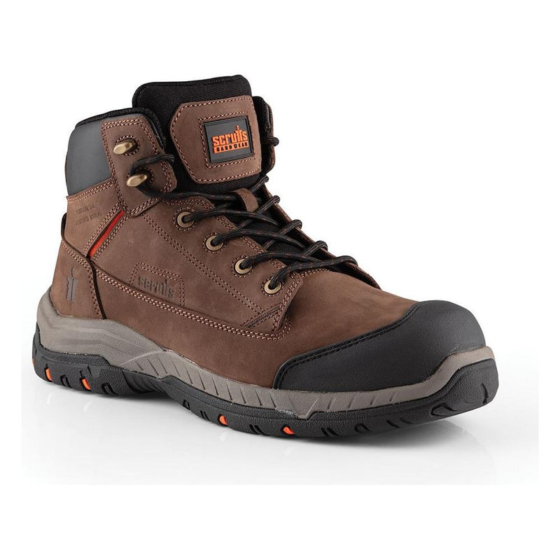 Scruffs Solleret Safety Boots Brown 10.5/45 Size 10.5/45 Scruffs - Dynamic Drive