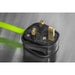 Sealey 50m Cable Reel with Thermal Trip 4 x 230V - Hi-Vis Green BCR50G Sealey - Dynamic Drive