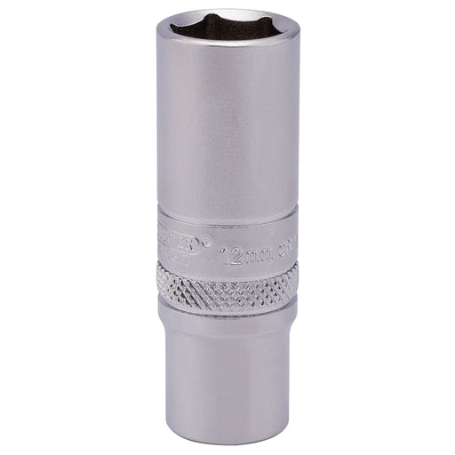 Draper 6 Point Deep Socket, 1/4" Sq. Dr., 12mm 82142 Draper - Dynamic Drive