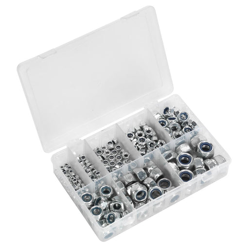 Sealey Nylon Locknut Assortment M4-M16 255pc AB033LN Sealey - Dynamic Drive