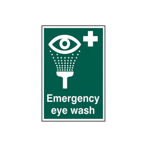 Scan Emergency Eye Wash - PVC Sign 200 x 300mm Scan - Dynamic Drive