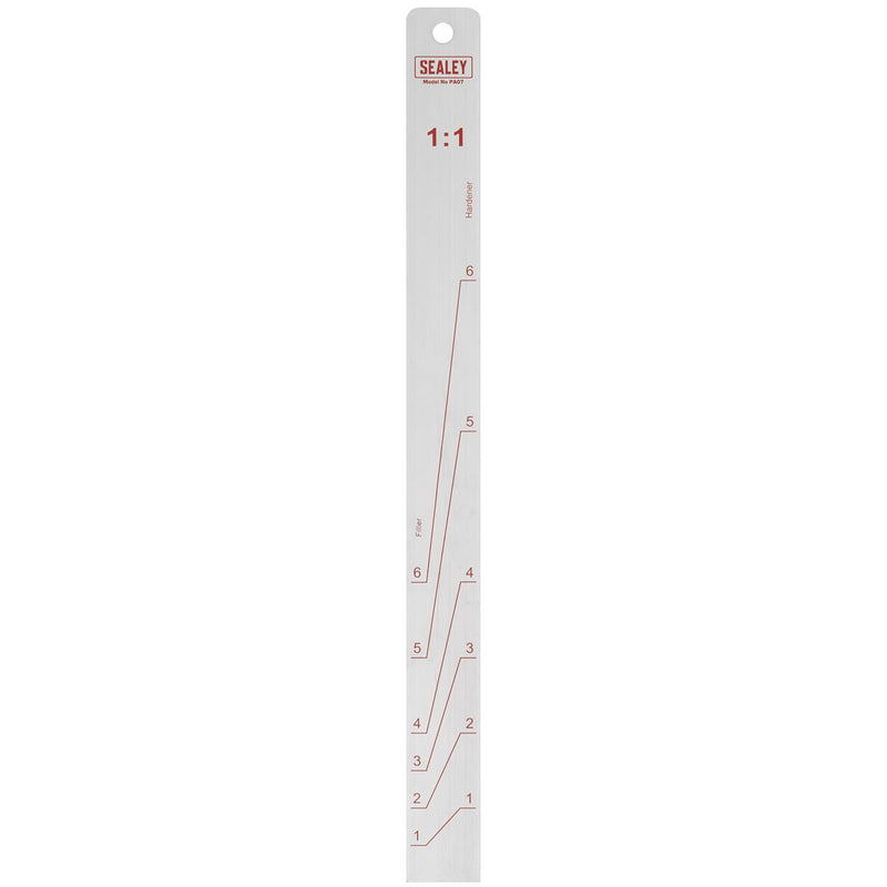 Sealey Aluminium Paint Measuring Stick 1:1/3:1 PA07 Sealey - Dynamic Drive