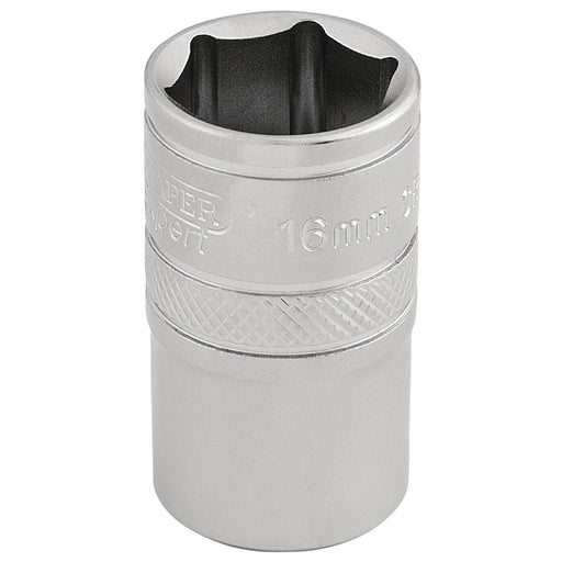 Draper 6 Point Metric Socket, 1/2" Sq. Dr., 16mm 16606 Draper - Dynamic Drive