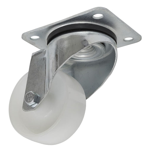 Sealey Castor Wheel Swivel Plate80mm SCW480SP Sealey - Dynamic Drive