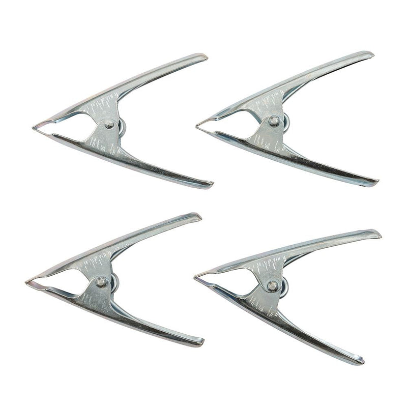 Silverline Stall Clips 4pk 50mm Jaw Silverline - Dynamic Drive