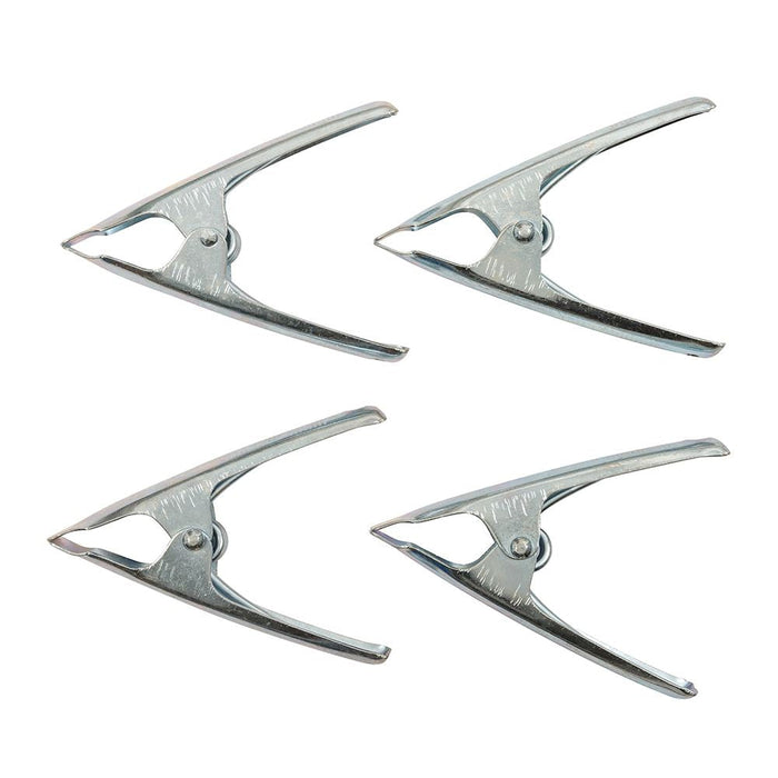Silverline Stall Clips 4pk 50mm Jaw Silverline - Dynamic Drive