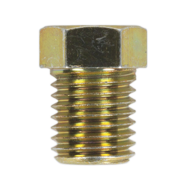 Sealey Brake Pipe Nut M10 x 1.25mm Short Male Pack of 25 BN10125SM Sealey - Dynamic Drive