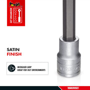 Teng Tools 1/2" Extra Long Hex Bit Socket Metric 8mm Teng Tools - Dynamic Drive