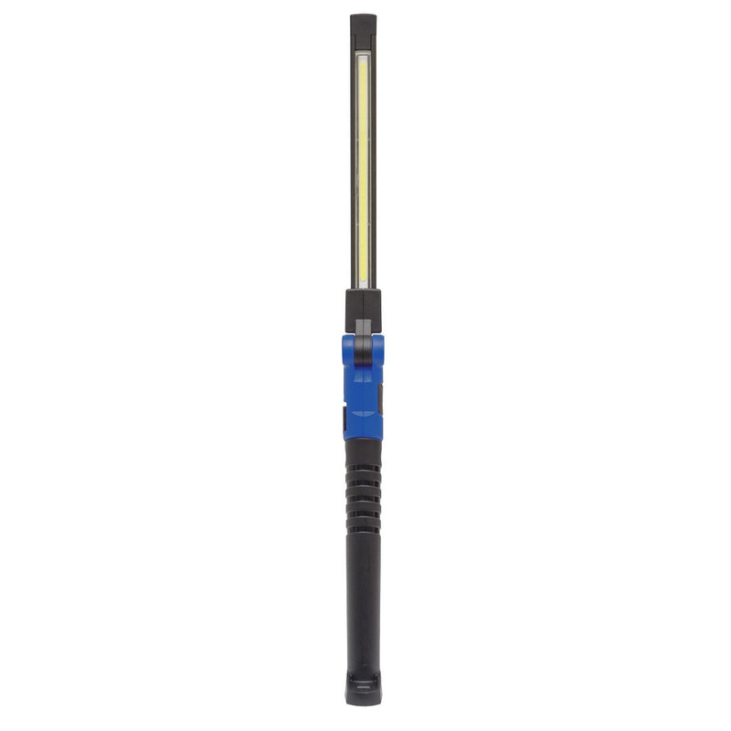 Sealey LED01G Rechargeable Slim Folding Pocket Light 2 COB + 1 SMD LED Blue Sealey  - Dynamic Drive