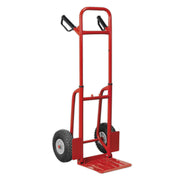 Sealey Sack Truck with Pneumatic Tyres 200kg Folding CST801 Sealey - Dynamic Drive