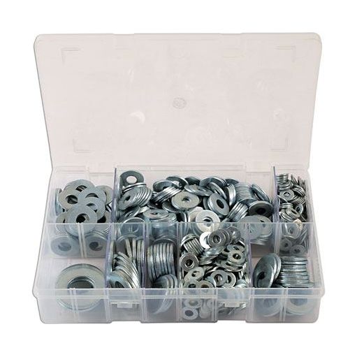 Connect Assorted Form C Flat Washers Box 800pc 31863 Tool Connection - Dynamic Drive