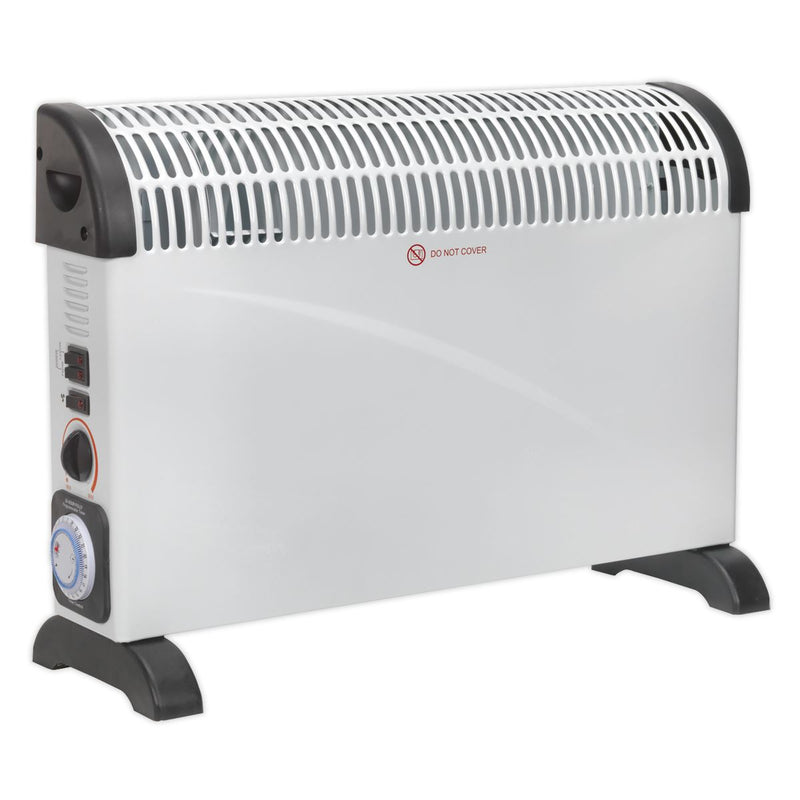 Sealey Convector Heater 2000W/230V with Turbo & Timer CD2005TT Sealey  - Dynamic Drive