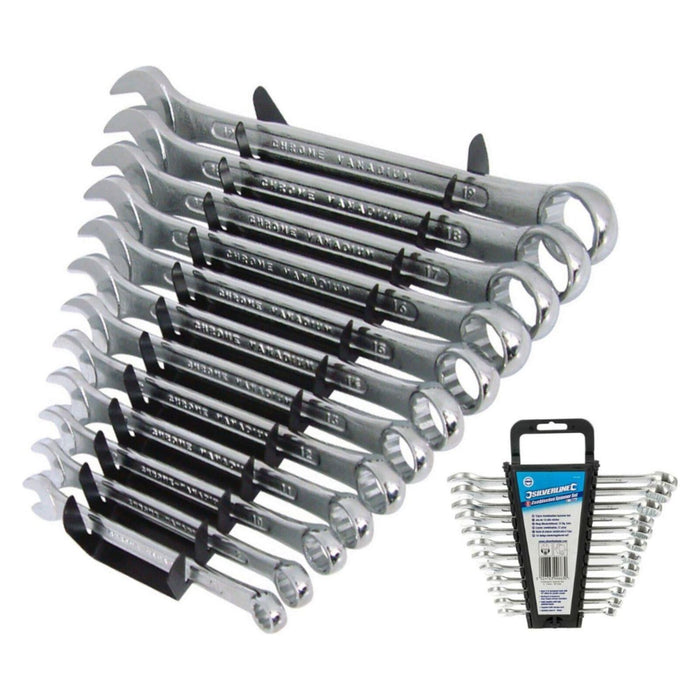 Silverline Combination Spanner Set 12pce 8 - 19mm SP1236 Silverline  - Dynamic Drive