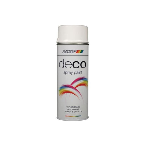 Motip® Deco Spray Paint High Gloss RAL 9016 Brilliant White 400ml MOTIP® - Dynamic Drive