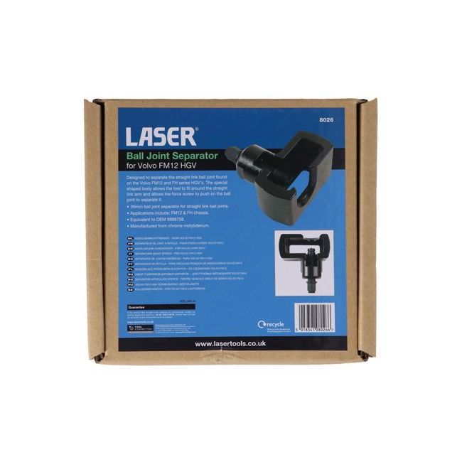 Laser Ball Joint Separator - for Volvo FM12 HGV 8026 Laser - Dynamic Drive