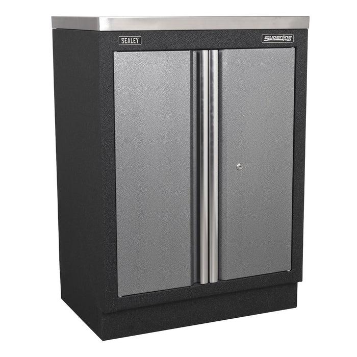 Superline Pro Superline PRO Storage System with Wood Worktop 4.9m APMSSTACK01W Superline Pro - Dynamic Drive