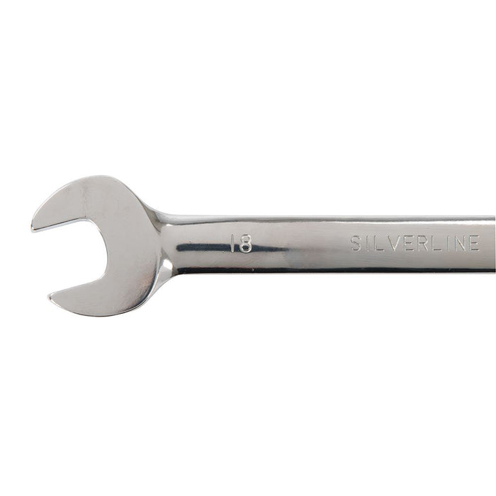 Silverline Flexible Head Ratchet Spanner Set 12pce 8 - 19mm 794336 Silverline  - Dynamic Drive
