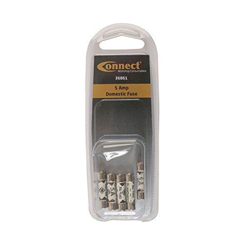 Connect Domestic Fuse 5A 5pc 36861 Tool Connection - Dynamic Drive