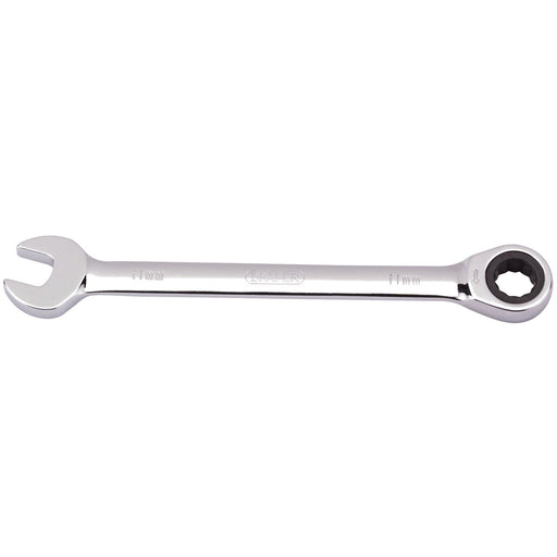 Draper Metric Ratcheting Combination Spanner, 11mm 31008 Draper - Dynamic Drive