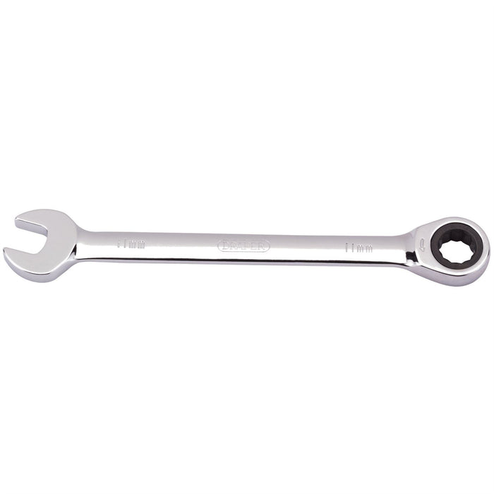 Draper Metric Ratcheting Combination Spanner, 11mm 31008 Draper - Dynamic Drive