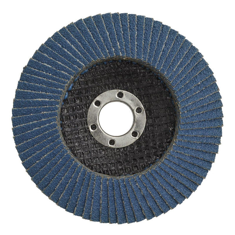 Sealey Flap Disc Zirconium100mm16mm Bore 80Grit FD10080 Sealey - Dynamic Drive