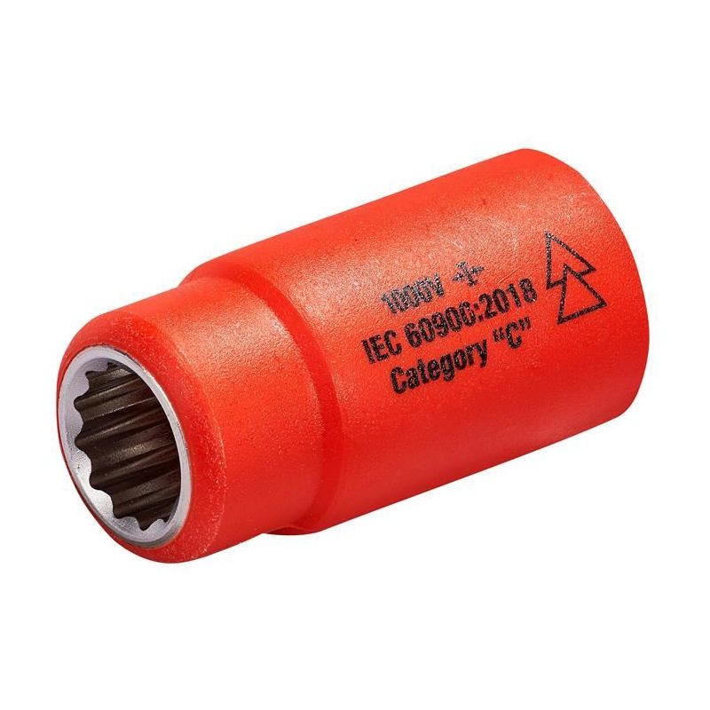 Itl Insulated Insulated 1/2in Drive Socket 17mm ITL Insulated - Dynamic Drive
