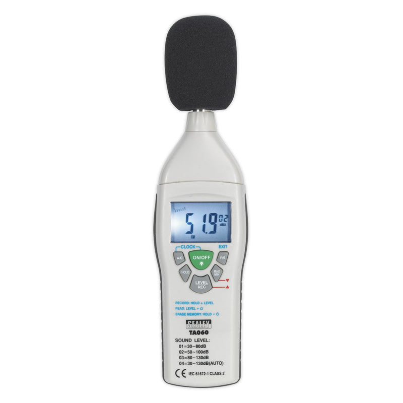 Sealey Sound Level Meter TA060 Sealey - Dynamic Drive