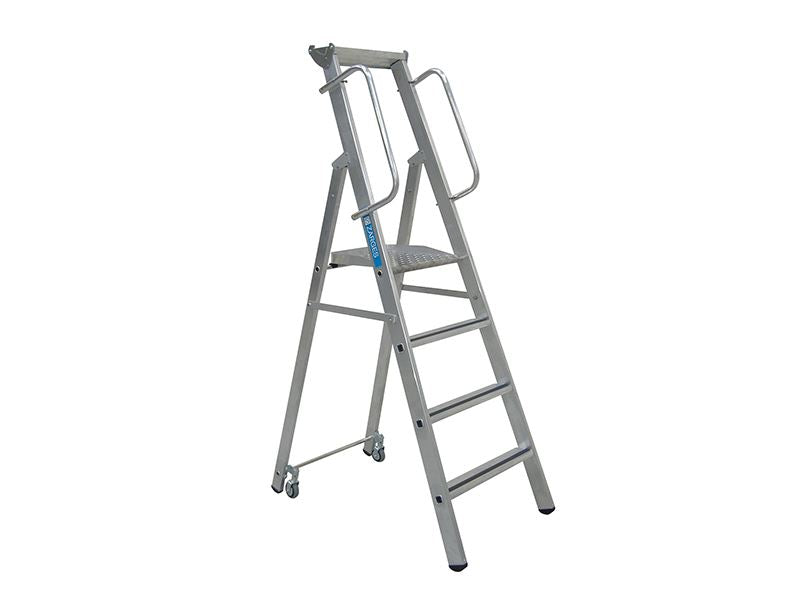 Zarges Mobile Mastersteps, Platform Height 1.32m 5 Rungs Zarges - Dynamic Drive