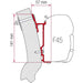 Fiamma Adapter Wingamm Oasi 300 (98655-930) Fiamma - Dynamic Drive