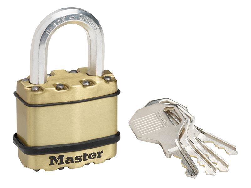 Master Lock Excell™ Brass Finish 45mm Padlock 4-Pin Master Lock - Dynamic Drive