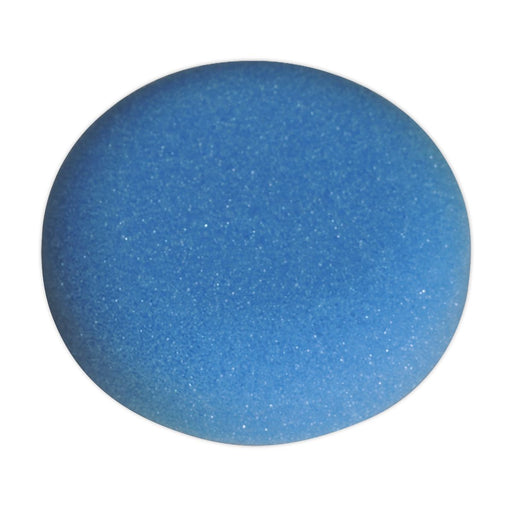 Sealey Buffing & Polishing Foam Head Hook & Loop 80x25mm Blue/Med PTCCHV79B Sealey  - Dynamic Drive