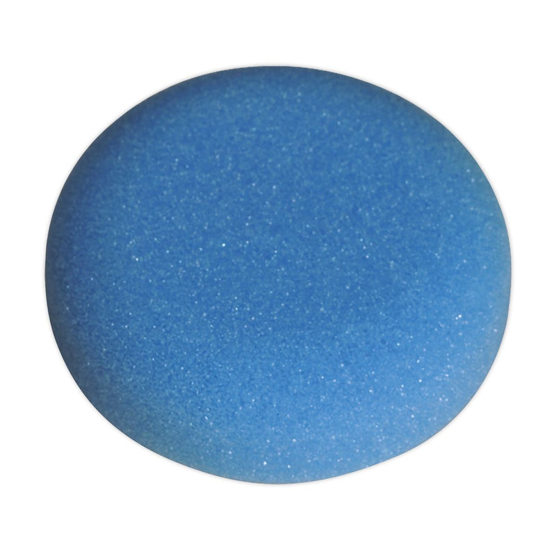 Sealey Buffing & Polishing Foam Head Hook-and-Loop80 x 25mm Blue/Medium Sealey - Dynamic Drive