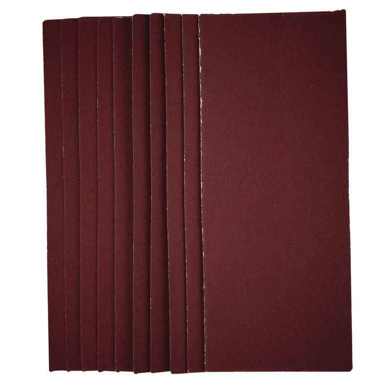 Draper 1/2 Sanding Sheets, 115 x 280mm, 120 Grit (Pack of 10) 57112 Draper - Dynamic Drive