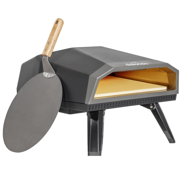 Dellonda Gas Pizza Oven with Water-Resistant Cover/Carry Bag & 12" Pizza Peel Dellonda  - Dynamic Drive