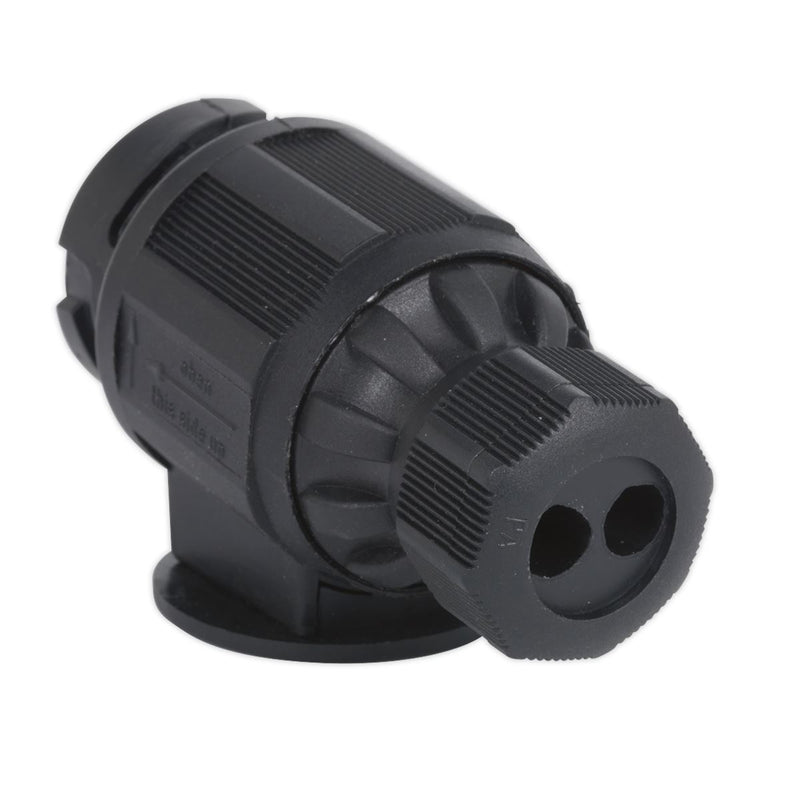 Sealey Towing Plug 13-Pin Euro Plastic 12V Twin Inlet TB54 Sealey - Dynamic Drive
