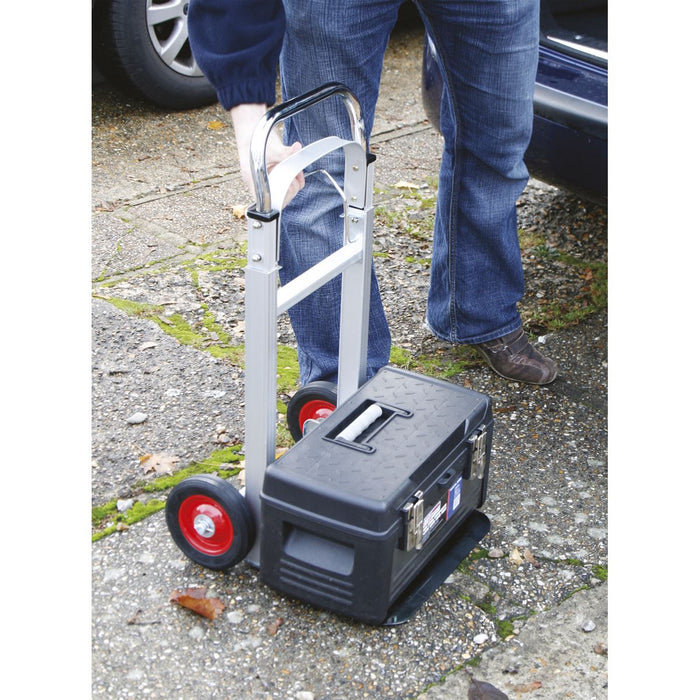 Sealey Sack Truck Folding Aluminium 90kg Capacity CST980 Sealey - Dynamic Drive
