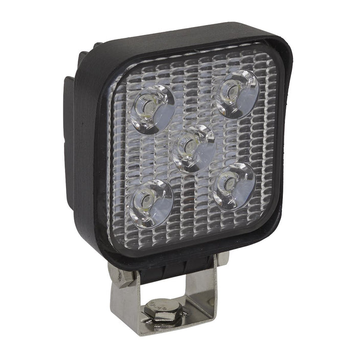 Sealey Mini Square Worklight with Mounting Bracket 15W LED LED2S Sealey  - Dynamic Drive