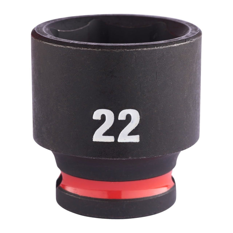 Milwaukee 22mm 3/8 Impact Socket Std-1Pc New 4932480279 Milwaukee - Dynamic Drive