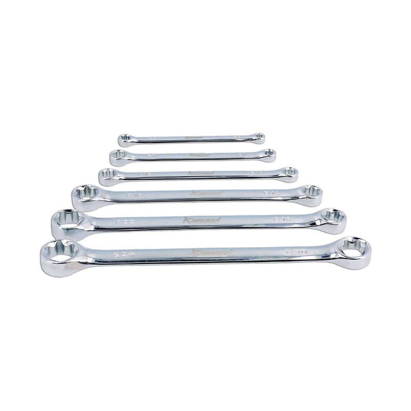 Kamasa Double Ended Star Spanner Set - 6pc 56143 Kamasa - Dynamic Drive