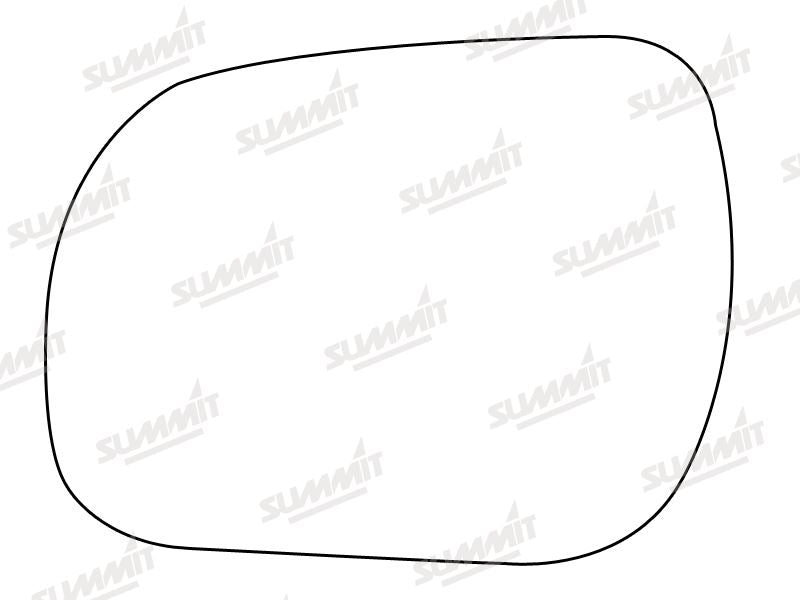 Summit Stick-On Standard Mirror Glass fits Toyota Rav 4 06 on LHS Summit - Dynamic Drive