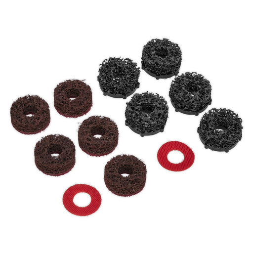 Sealey Stud Hub Cleaner Pads for VS8002 Pack of 12 VS8002A Sealey - Dynamic Drive