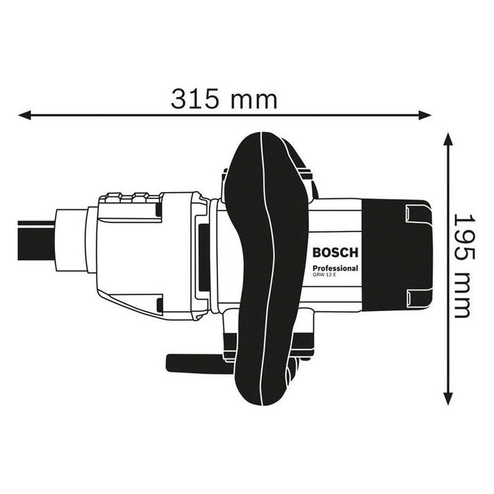 Bosch GRW 12 E Professional Stirrer & Paddle 1,200W 240V Bosch - Dynamic Drive