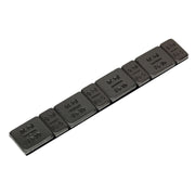 Sealey Wheel Weight 5 & 10g Adhesive Zinc Plated Steel Black Strip of 8 (4 x Eac Sealey - Dynamic Drive