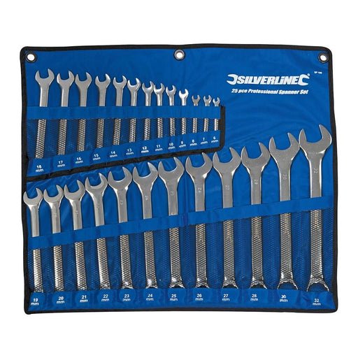 Silverline Combination Spanner Set 25pce 6 - 32mm Silverline - Dynamic Drive